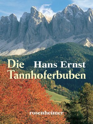 cover image of Die Tannhoferbuben
